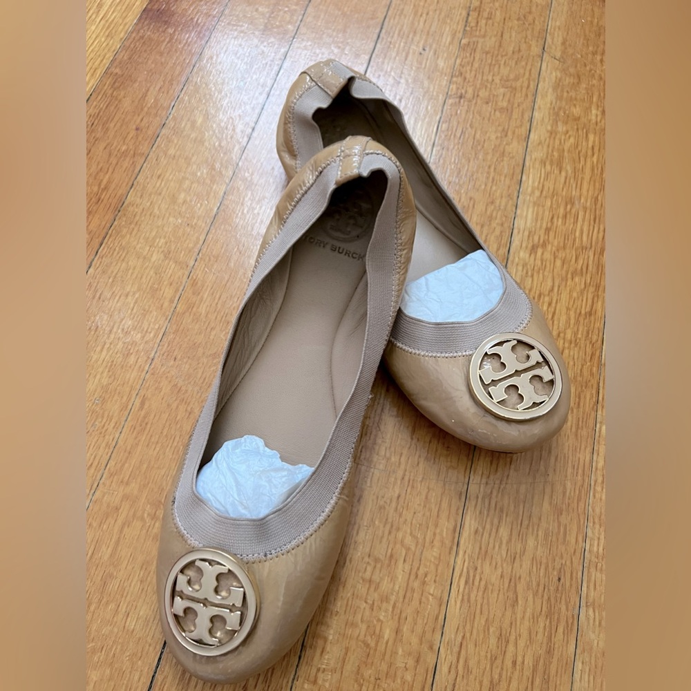 Tory Burch Caroline nude flat
